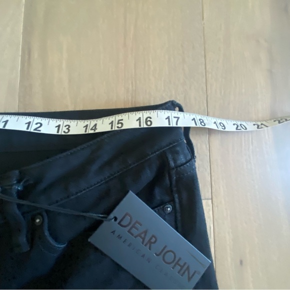 DEAR JOHN Backstage Flare Black Wash Denim Jeans size 32 - Picture 10 of 14